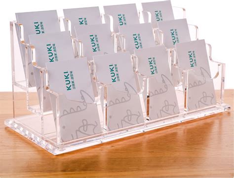 3 tier business card holder.